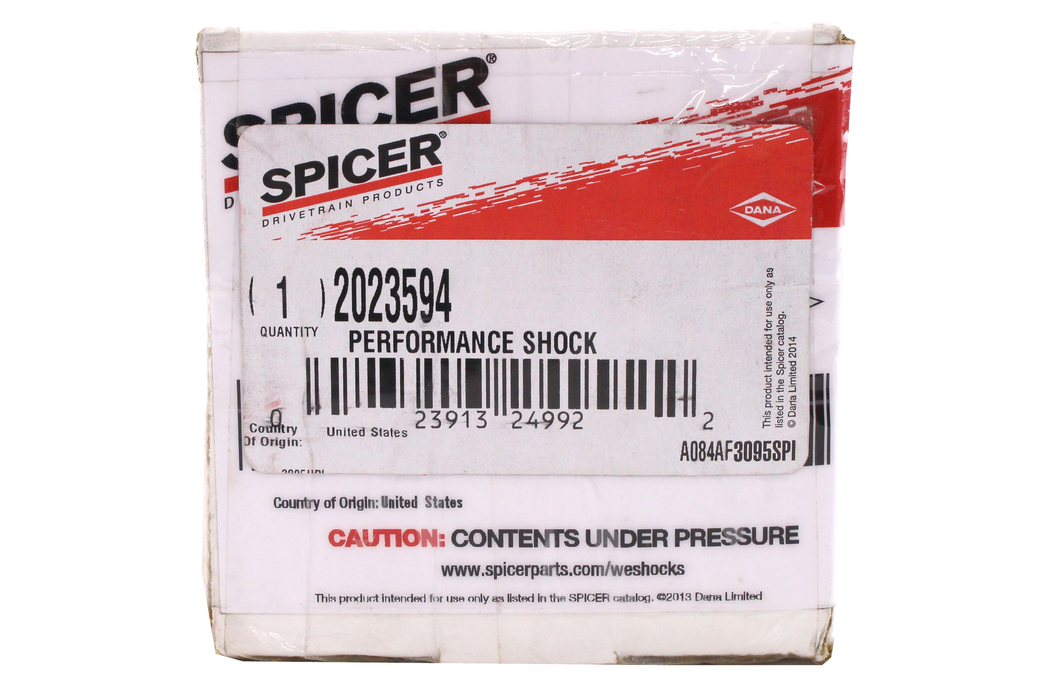 Dana Spicer Performance Adjustable Shock Front 3-5in Lift - JK