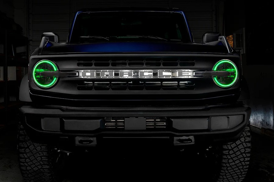 Oracle Lighting Color shift RGB+W Headlight Halo Upgrade Kit, w/RF Controller - Bronco 2021+
