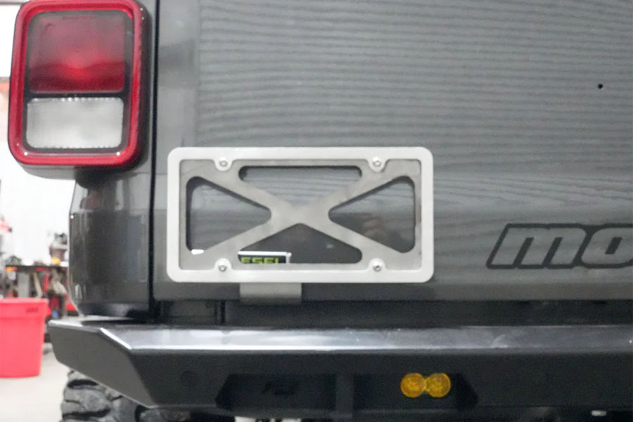 Motobilt License Plate Relocation Bracket - JT
