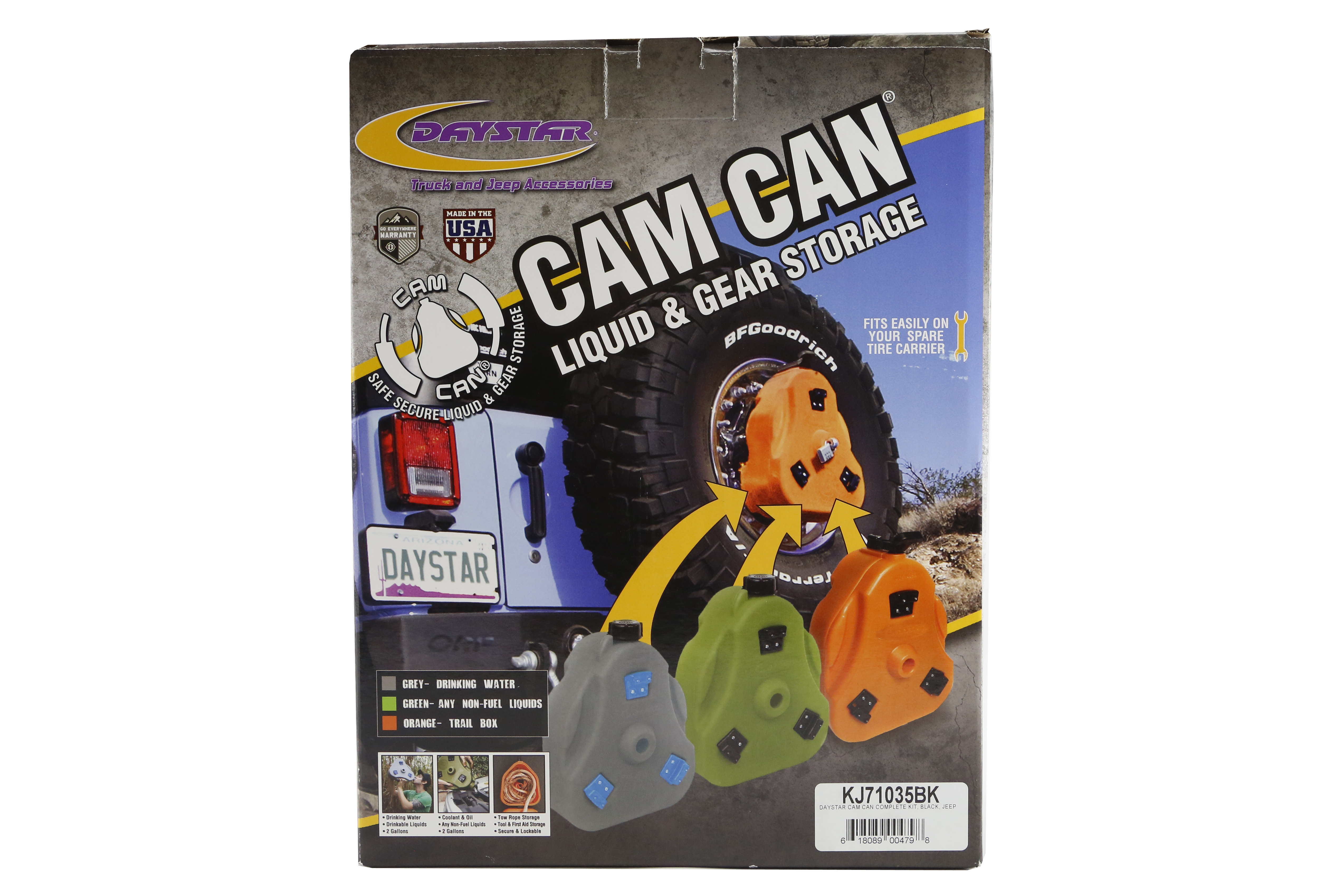 Daystar Cam Can Kit Black - JK/LJ/TJ/YJ