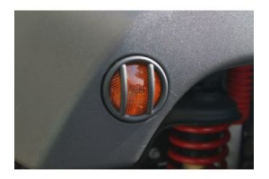 Rugged Ridge Side Marker Light Guards Black - JK