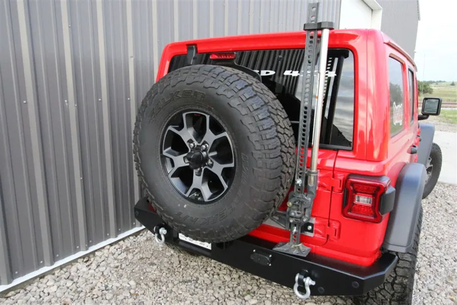 Rock Hard 4x4 Freedom Series Body Mount Tire Carrier - JL
