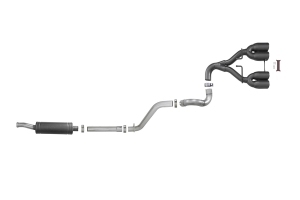 AFE Power Rebel Series 2.5in Cat-Back Exhaust System w/ Black Tip  - JL 3.6L