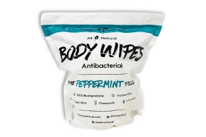 Klean Freak The Filler Antibacterial Body Wipes - Peppermint