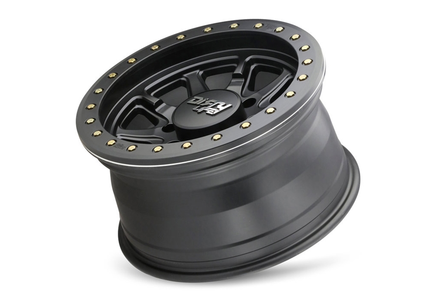 Dirty Life DT-2 9304 Series Beadlock Wheel, 17x9 8x6.5 -12mm - Matte Black