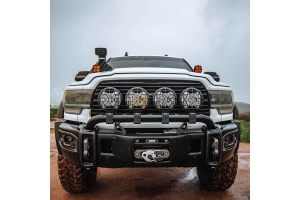 KC HiLiTES SlimLite 8in LED Stone Guard - Black