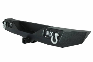 Paramount Heavy Duty Rock Crawler Rear Bumper w/LED Lights - JK