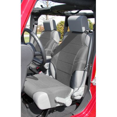 Rugged Ridge Front Seat Vests Grey - JT/JL/JK