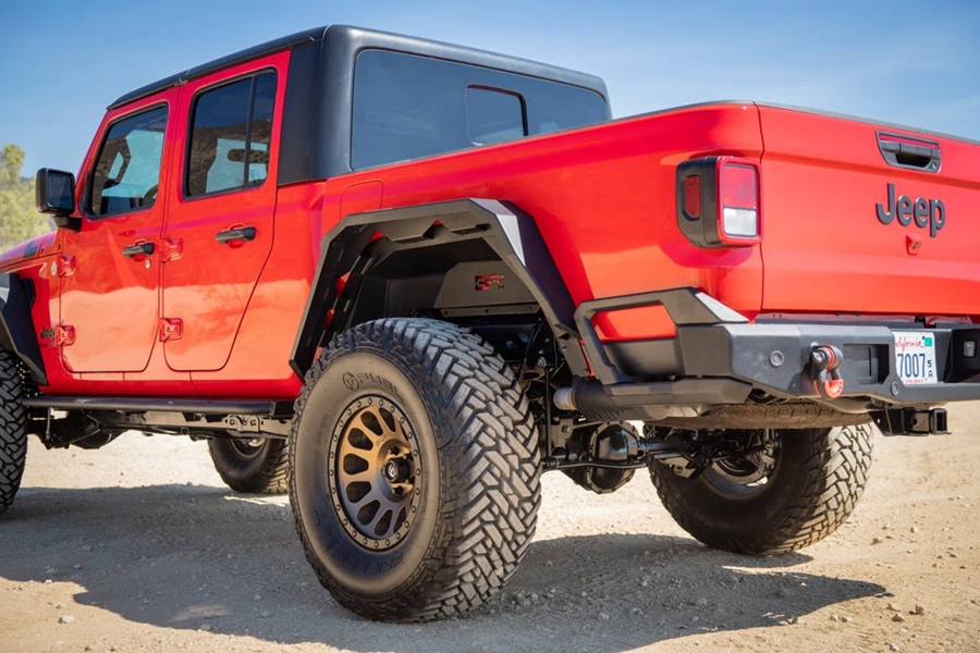 Body Armor Rear Fender Flare Set - JT 