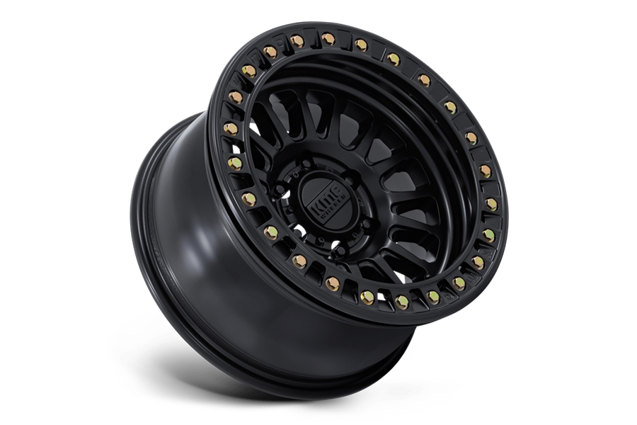 KMC Wheels KM239 Impact Beadlock Wheel, 17x9 5x5 -38 - Matte Black - JT/JL/JK