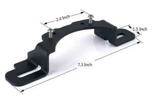 Oracle Lighting LED Fog Light Adapter Brackets for Factory Steel Bumper - JK/JL/JT