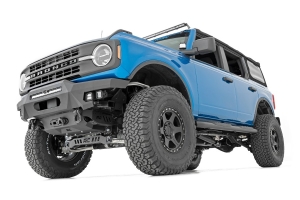Rough Country Oval Nerf Step Bars - Bronco 4dr 2021+