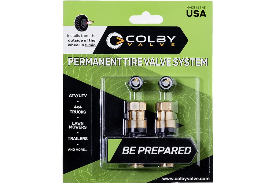 Colby Valve Permanent Tire Valves - Pair
