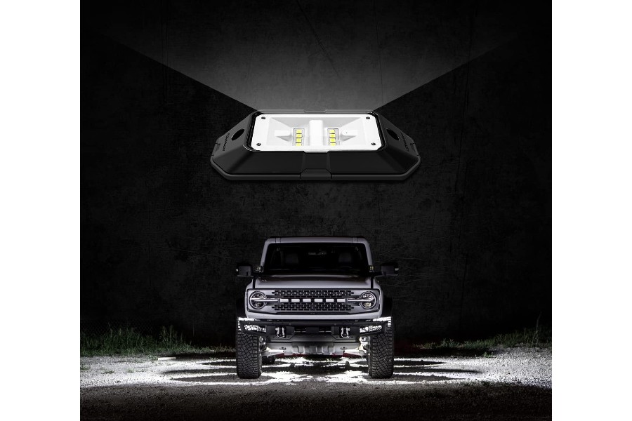 XK Glow White Rock Light Kit - 8pc