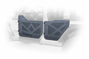 DV8 Offroad Aluminum Half Doors w/Perforated Aluminum Screens - JT/JL 4dr