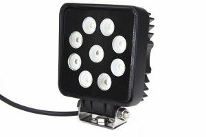 Quake LED 4in 30Deg Spot RGB Accent Fracture Series Work Light - Quad Lock/Interlock Compatible