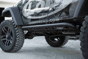 LOD Signature Series Rock Sliders Black Texture - JK 4dr