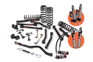 JKS 2.5in J-Krawl Lift Kit w/ Fox 2.5 Elite Shocks and HD Coils (Flex End) - JL 4Dr