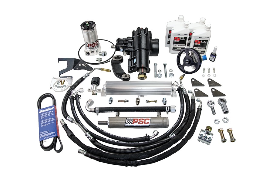 PSC Cylinder Assist Steering Package for Aftermarket D60 Axles - JK 2007-11 3.8L