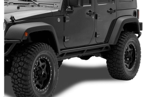 NFab Rocker Guards, Textured Black - JK 4dr