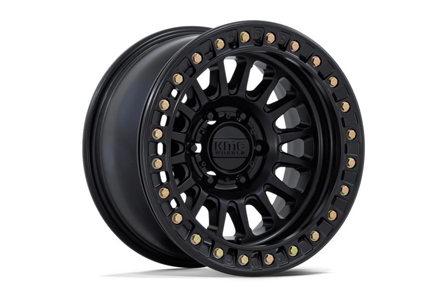 KMC Wheels KM239 Impact Beadlock Wheel 17x9 8x65 38 Matte Black