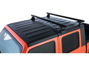 Rhino Rack Heavy Duty Black 2 Bar Roof Rack w/ Backbone and RLT600 Legs   - JT