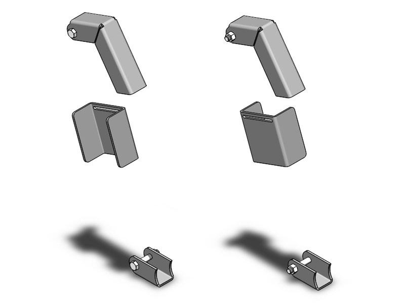Clayton Rear Shock Conversion Kit   - TJ/ LJ