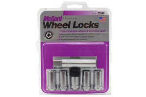 McGard 1/2-20 Tuner Cone Wheel Locks, Chrome 5 pieces