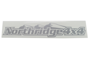 Northridge4x4 Sticker Silver 18in