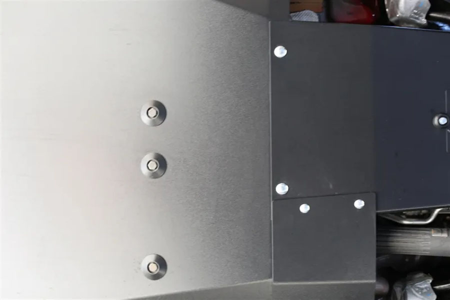Rock Hard 4x4 Steel Complete Bellypan Skid Plate System w/ Dual Crossmembers - JL 3.6L 4DR