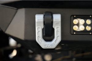 DV8 Offroad Elite Series D-Ring Shackles, Gray - Pair