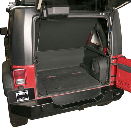 Tuffy Security Deluxe Cargo Area Security Enclosure - Black - 2007-10 JK