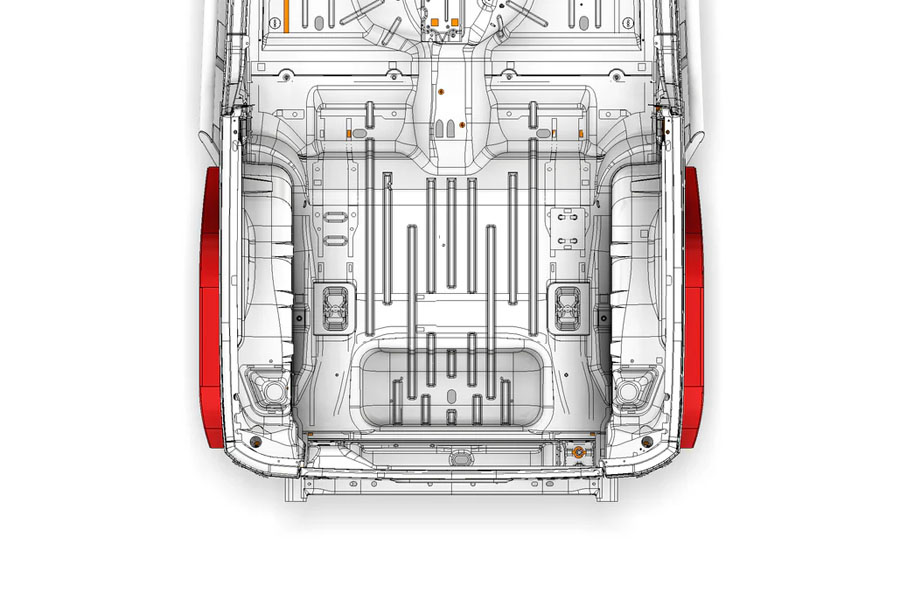 Motobilt Rear Stretch 2in Flare - JK 2DR
