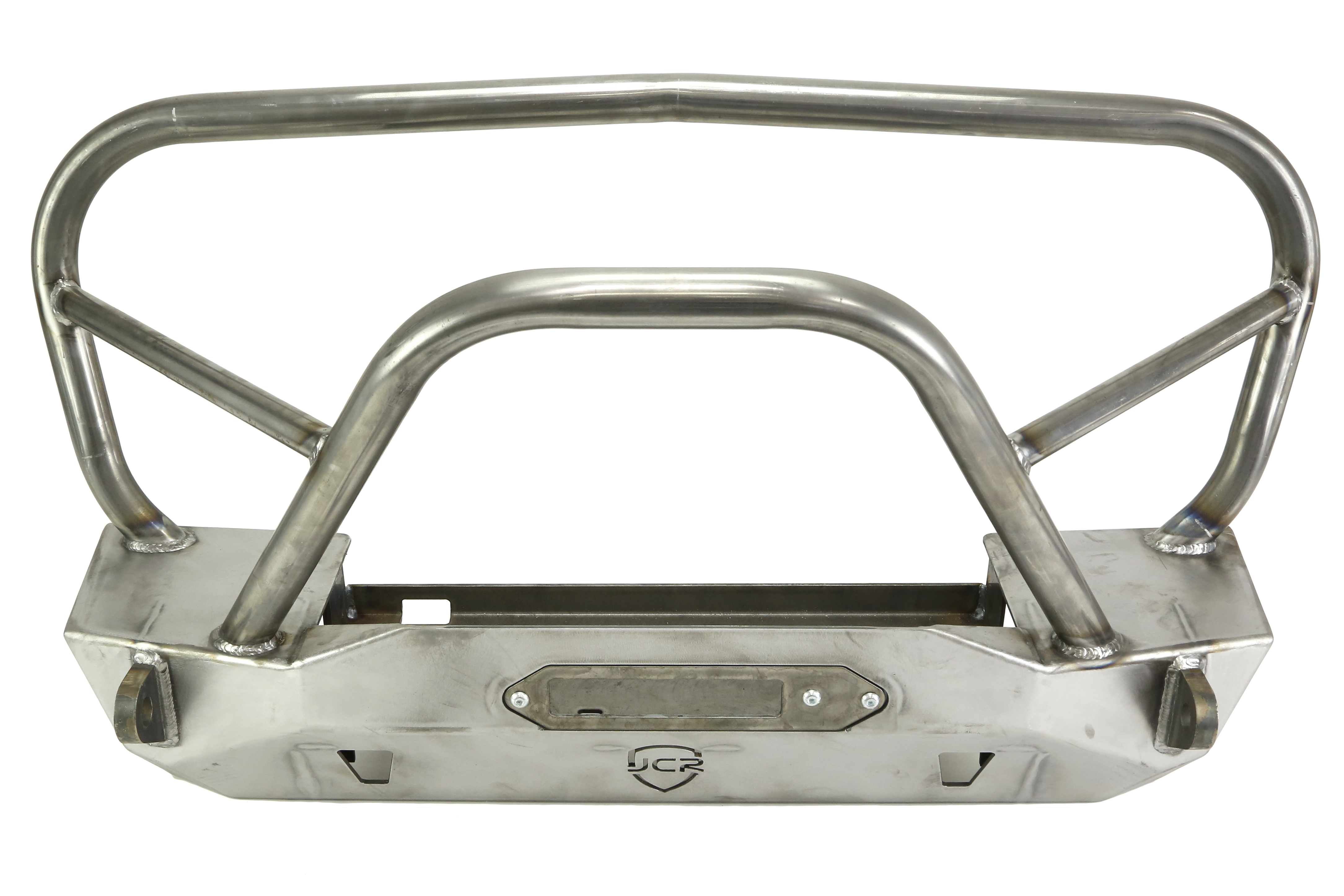 JCR Offroad Deluxe Mauler Stubby Front Winch Bumper Bare