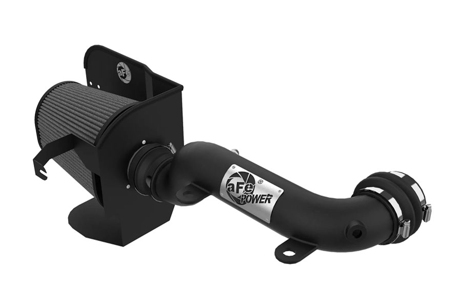aFe POWER Magnum FORCE Stage-2 XP Cold Air Intake System Black w/ Pro DRY S Filter - JL/JT 3.6L
