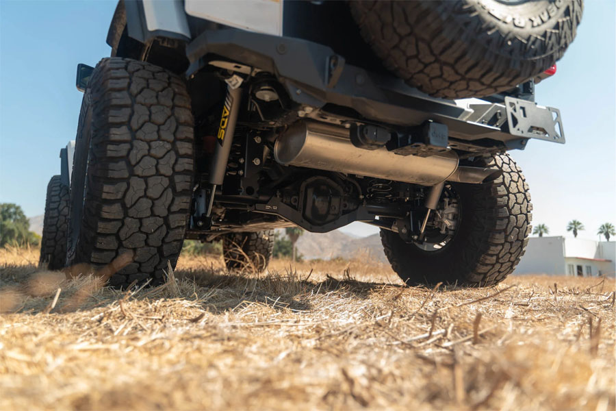 DV8 Offroad Rear D44 Differential Skid Plate - JL/JT