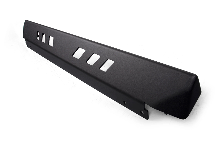 Crawltek Pyro Lower Front Bumper Skid Plate - Black - JK 