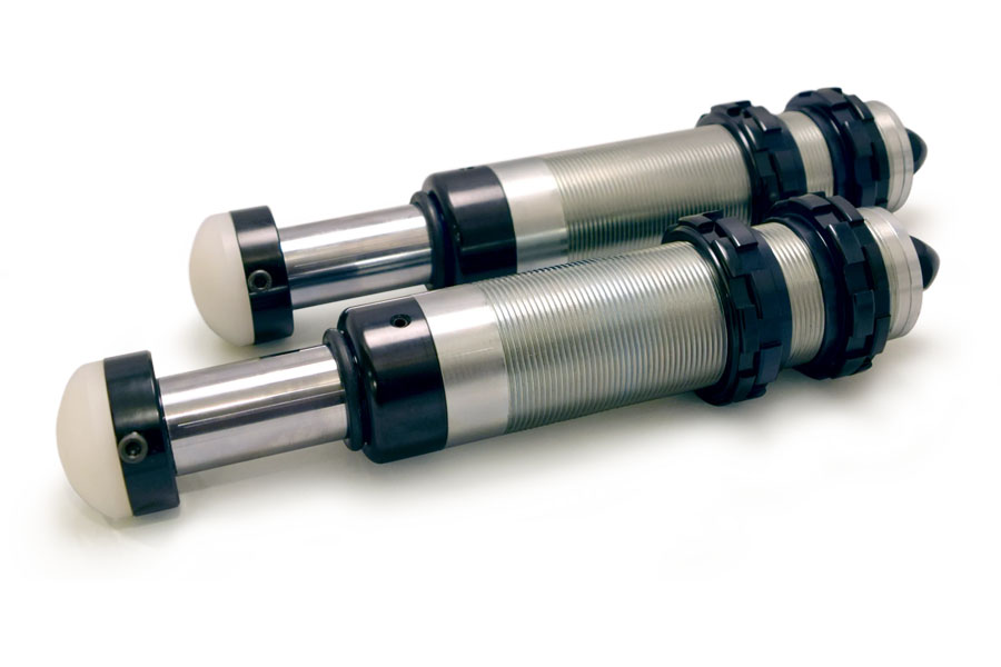 DV8 Offroad 2.0 Front Hydraulic Bumpstops w/ 2.5in Stroke - JL/JK/JT