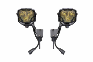 Morimoto 4Banger HXB LED A-Pillar Kit - White Wide Beam - JT/JL 