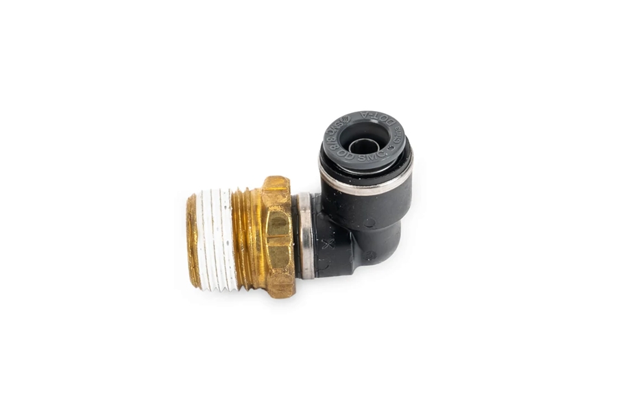 AccuAir Suspension Swivel Elbow (3/8in DOT/PTC - 1/2in NPT 90Deg) 