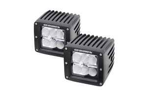 Go Rhino 3in LED Cube Light Set - Pair