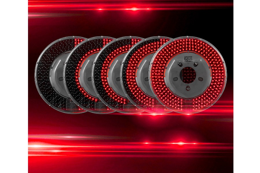 XK Glow 5th Wheel Light w/ Brake Reverse and Turn Signal Lights - JL/JK/TJ