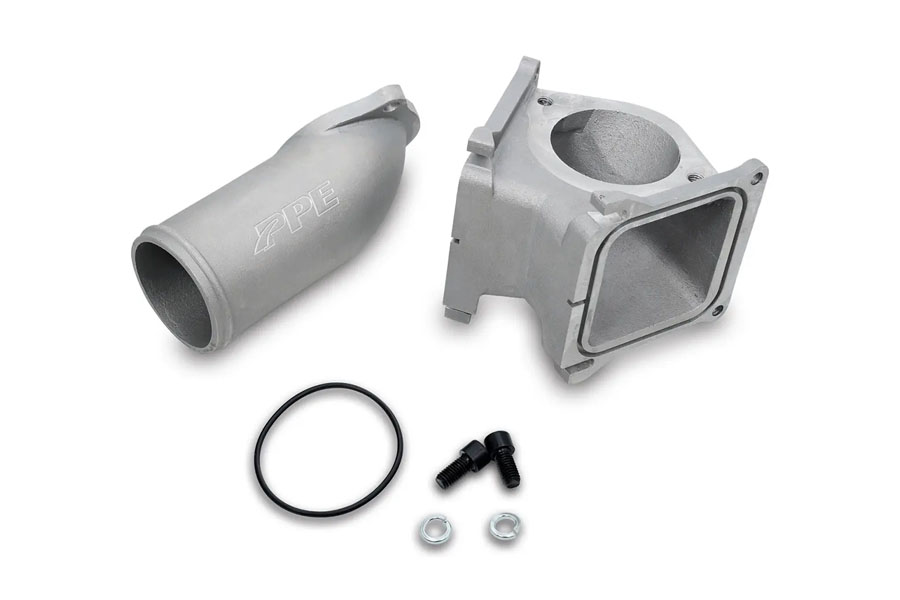 PPE Race High-Flow 3 inch Intake Bridge Manifold - Raw