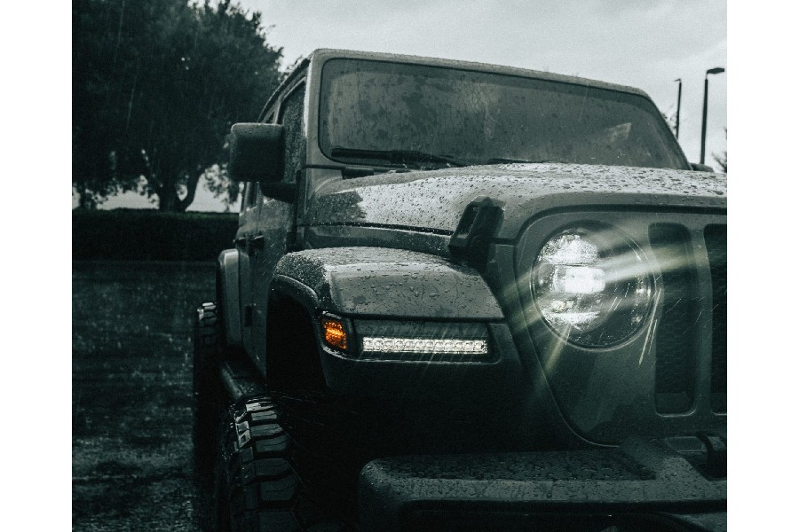 RECON Fender LED Light OLED DRL, Smoked Lens - JL