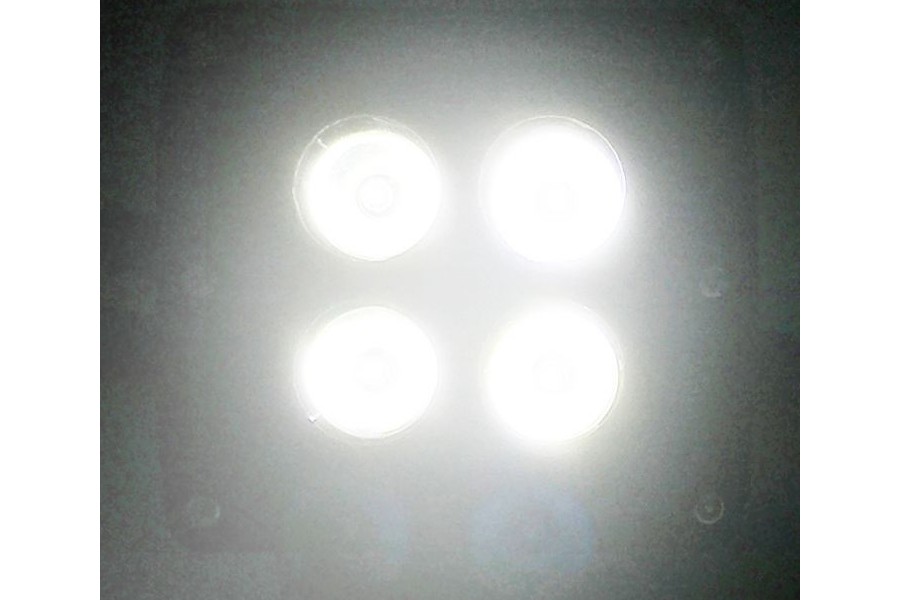 Quake LED 3in 20W  Flood  Reflector Work Light w/RGB Accent - Single