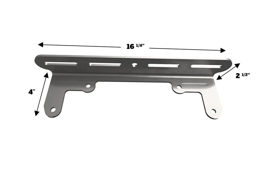 Motobilt Tailgate Light Mount for MB1044 - Powder Coated - JK
