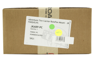 JCR Offroad Adventure Tire Carrier Roto Pax Mount Black - JK