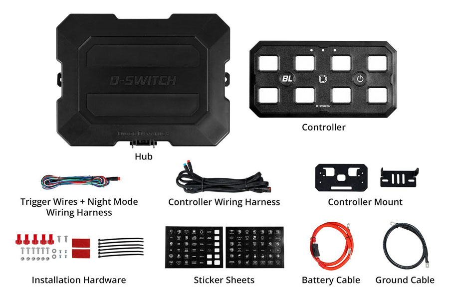 Diode Dynamics D-Switch 8 Channel Switch Panel