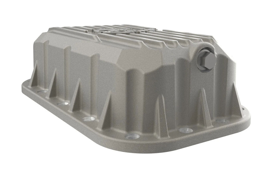 aFe POWER Street Series Engine Oil Pan Raw w/ Machined Fins - JK 3.6L