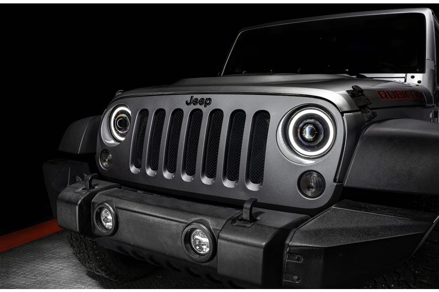ORACLE Oculus 7in Bi-LED Projector Headlights  - JK